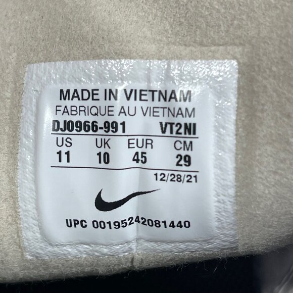 Nike Waffle One Black Khaki Sneakers Mens Size 11 US Retro Style‎ DJ0966-991 - Picture 2 of 8